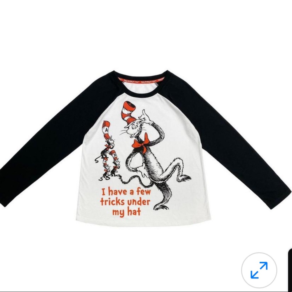 Dr. Seuss A Few Tricks Under My Hat Raglan Tee.